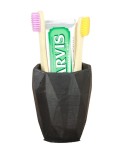 Diş Fırçalığı Tezgah Üstü Siyah Renk Diş Fırçası Standı Uzun Poly Model